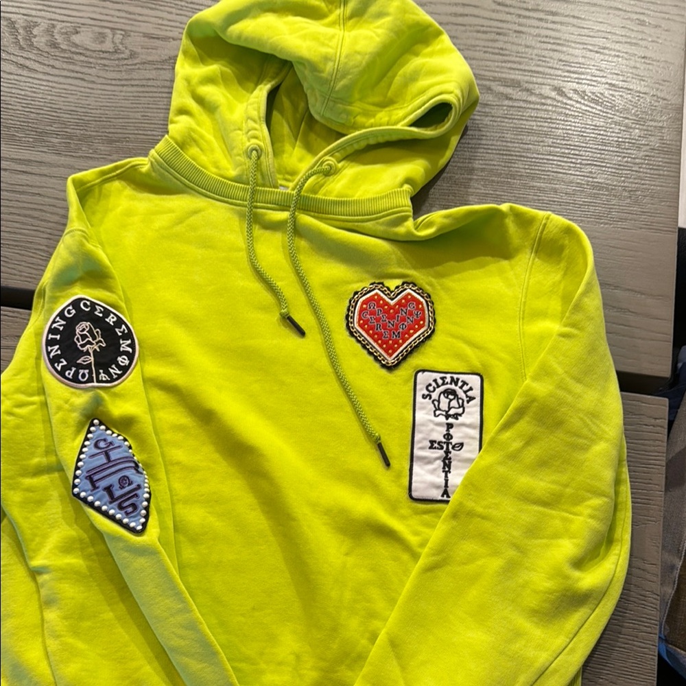 Opening Ceremony Neon Yellow Hoodie